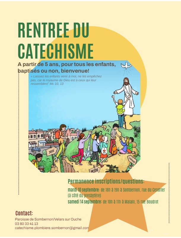 Rentrée du catéchisme